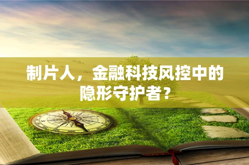 制片人，金融科技风控中的隐形守护者？