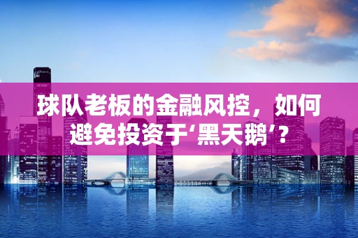 球队老板的金融风控，如何避免投资于‘黑天鹅’？