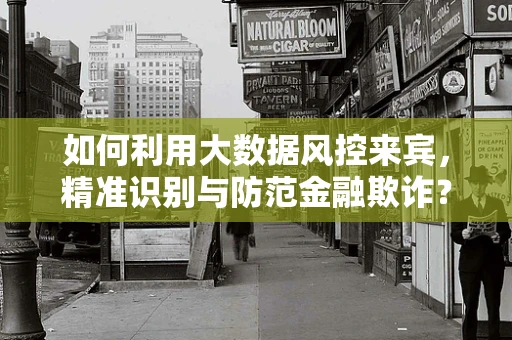如何利用大数据风控来宾，精准识别与防范金融欺诈？