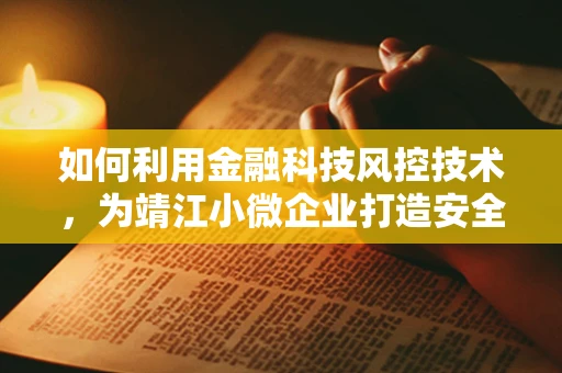如何利用金融科技风控技术，为靖江小微企业打造安全融资环境？