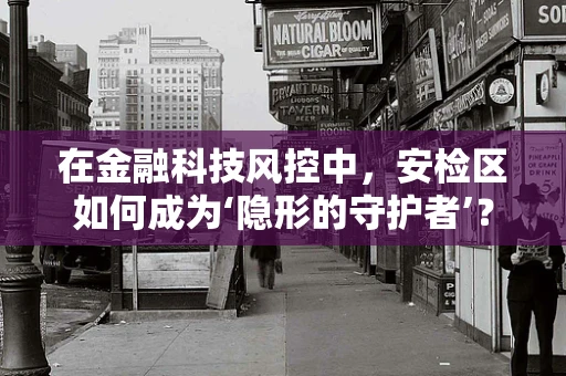 在金融科技风控中，安检区如何成为‘隐形的守护者’？