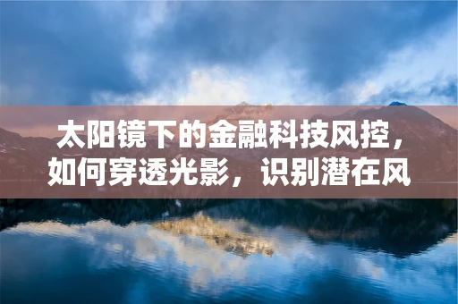 太阳镜下的金融科技风控，如何穿透光影，识别潜在风险？