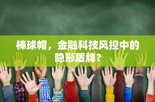 棒球帽，金融科技风控中的隐形盾牌？