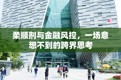 柔顺剂与金融风控，一场意想不到的跨界思考