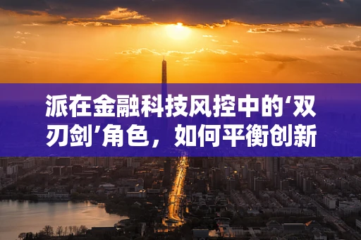 派在金融科技风控中的‘双刃剑’角色，如何平衡创新与安全？