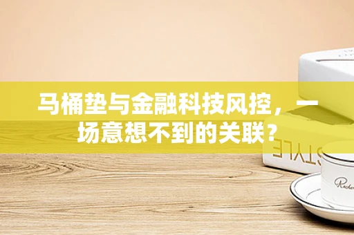 马桶垫与金融科技风控，一场意想不到的关联？