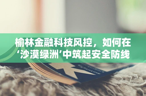 榆林金融科技风控，如何在‘沙漠绿洲’中筑起安全防线？