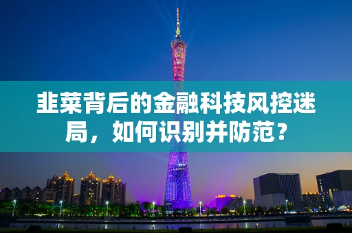 韭菜背后的金融科技风控迷局，如何识别并防范？