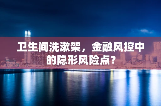 卫生间洗漱架，金融风控中的隐形风险点？