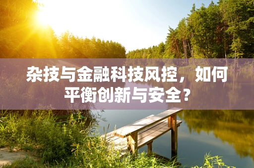 杂技与金融科技风控，如何平衡创新与安全？