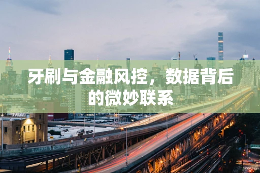 牙刷与金融风控，数据背后的微妙联系