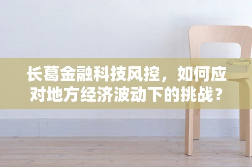 长葛金融科技风控，如何应对地方经济波动下的挑战？