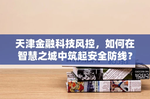 天津金融科技风控，如何在智慧之城中筑起安全防线？