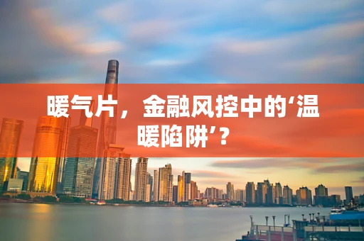 暖气片，金融风控中的‘温暖陷阱’？