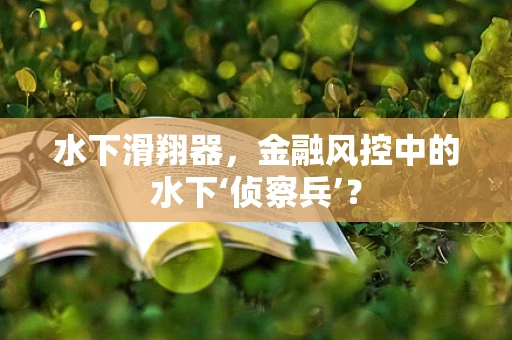 水下滑翔器，金融风控中的水下‘侦察兵’？