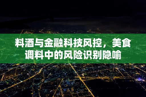 料酒与金融科技风控，美食调料中的风险识别隐喻