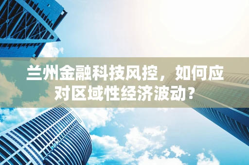 兰州金融科技风控，如何应对区域性经济波动？
