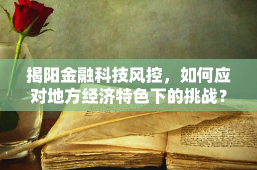 揭阳金融科技风控，如何应对地方经济特色下的挑战？