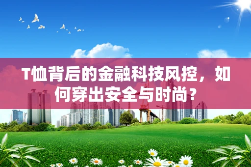 T恤背后的金融科技风控，如何穿出安全与时尚？