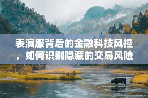 表演服背后的金融科技风控，如何识别隐藏的交易风险？