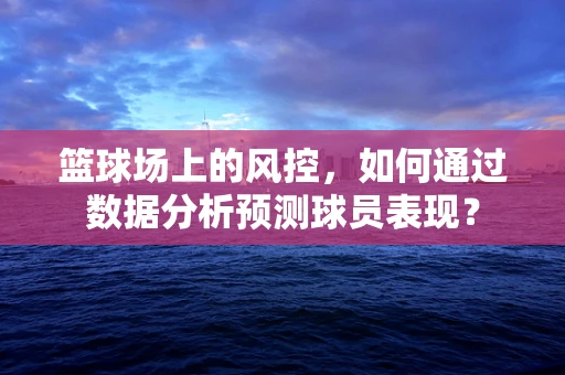 篮球场上的风控，如何通过数据分析预测球员表现？