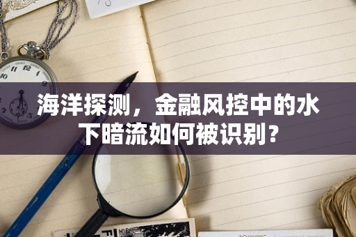海洋探测，金融风控中的水下暗流如何被识别？