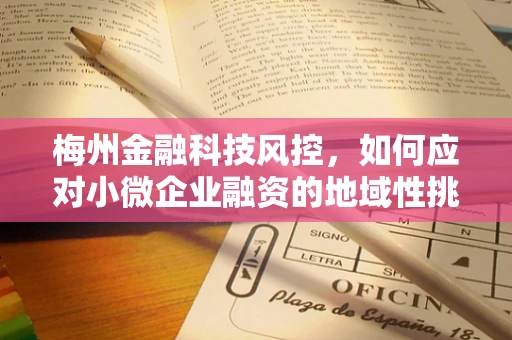 梅州金融科技风控，如何应对小微企业融资的地域性挑战？