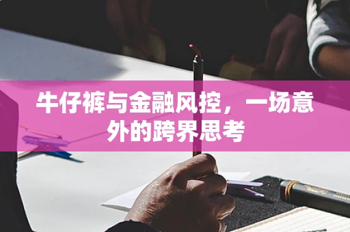 牛仔裤与金融风控，一场意外的跨界思考