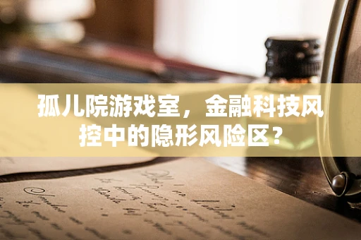 孤儿院游戏室，金融科技风控中的隐形风险区？
