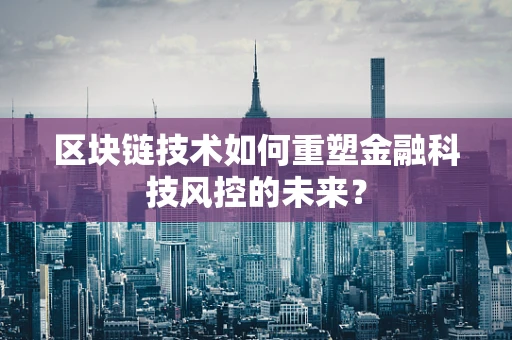 区块链技术如何重塑金融科技风控的未来？