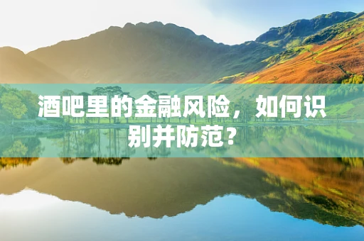 酒吧里的金融风险，如何识别并防范？
