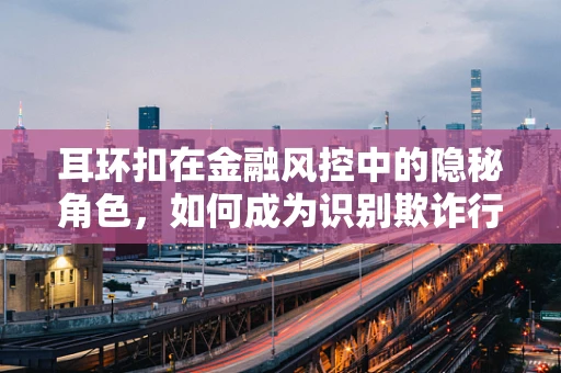 耳环扣在金融风控中的隐秘角色，如何成为识别欺诈行为的微妙线索？