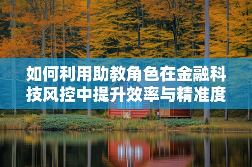 如何利用助教角色在金融科技风控中提升效率与精准度？