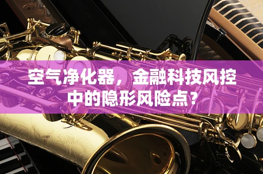 空气净化器，金融科技风控中的隐形风险点？
