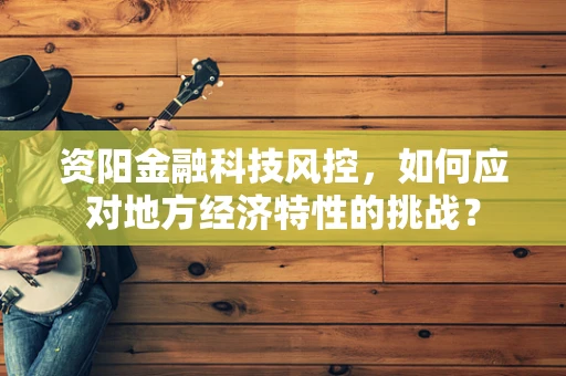 资阳金融科技风控，如何应对地方经济特性的挑战？