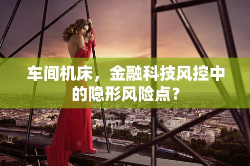 车间机床，金融科技风控中的隐形风险点？