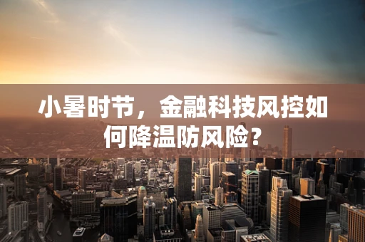 小暑时节，金融科技风控如何降温防风险？