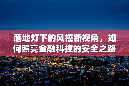落地灯下的风控新视角，如何照亮金融科技的安全之路？