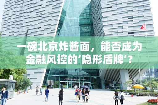 一碗北京炸酱面，能否成为金融风控的‘隐形盾牌’？