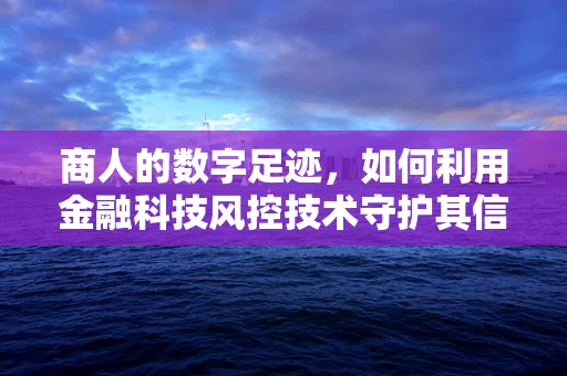 商人的数字足迹，如何利用金融科技风控技术守护其信用长城？