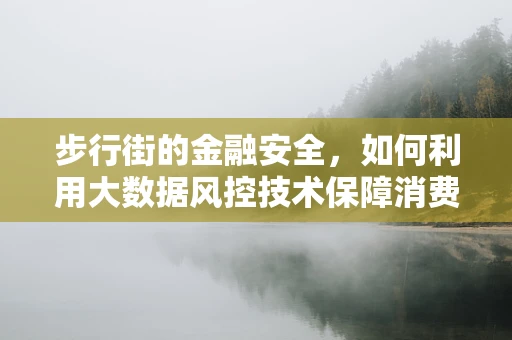 步行街的金融安全，如何利用大数据风控技术保障消费安全？
