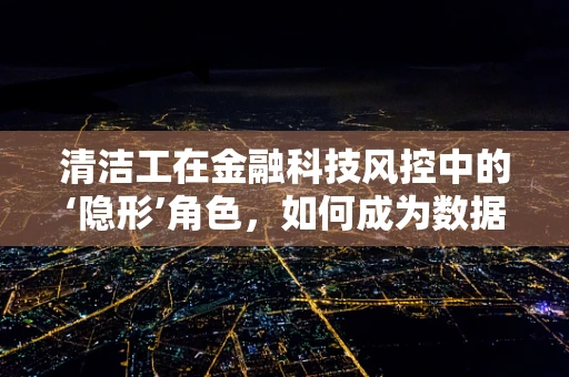 清洁工在金融科技风控中的‘隐形’角色，如何成为数据清洁的守护者？