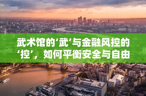 武术馆的‘武’与金融风控的‘控’，如何平衡安全与自由？