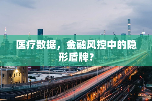 医疗数据，金融风控中的隐形盾牌？