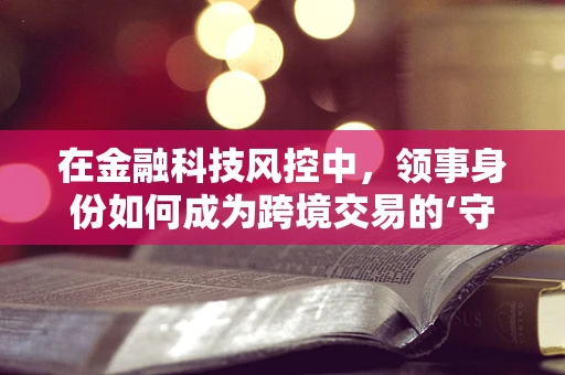 在金融科技风控中，领事身份如何成为跨境交易的‘守护神’？