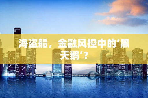海盗船，金融风控中的‘黑天鹅’？