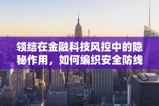 领结在金融科技风控中的隐秘作用，如何编织安全防线？