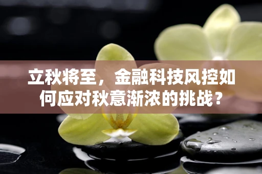 立秋将至，金融科技风控如何应对秋意渐浓的挑战？