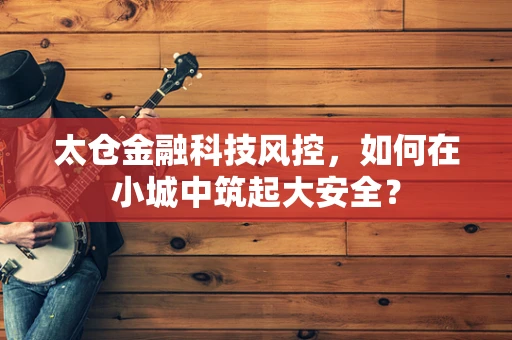 太仓金融科技风控，如何在小城中筑起大安全？