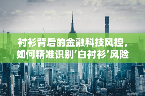 衬衫背后的金融科技风控，如何精准识别‘白衬衫’风险？